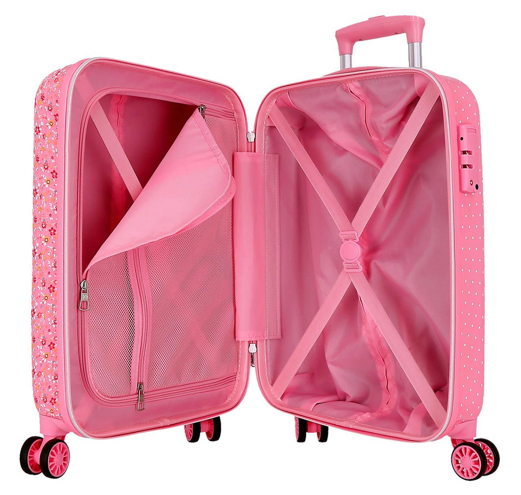 6711923 SET/2 TROLLEY ABS 55-68CM. 4R. PJL ALENKA ROSA